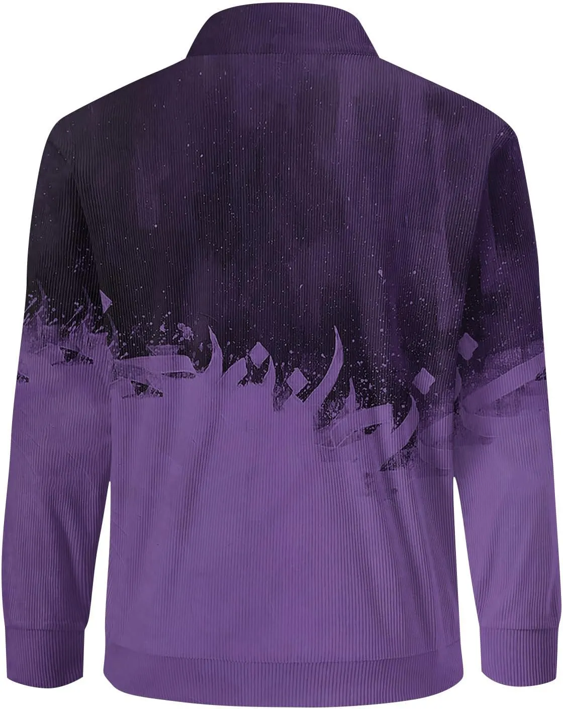 Sweatshirts For Men Clothes Casual Fashion Graphic Sports Stand Collar Button Long Sleeve Vintage Sweatshirts