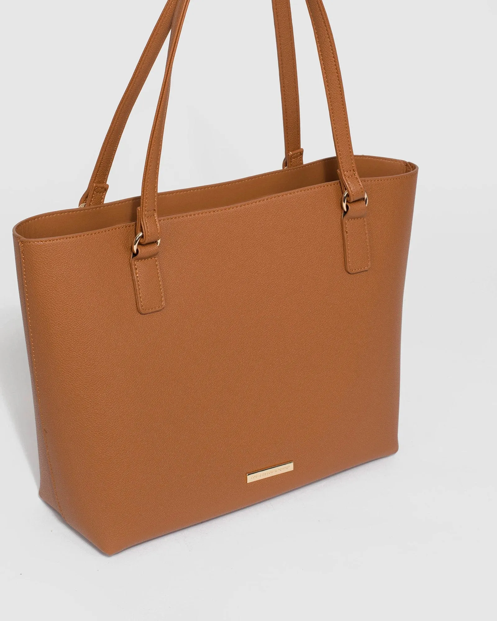 Tan Angelina Tote Bag