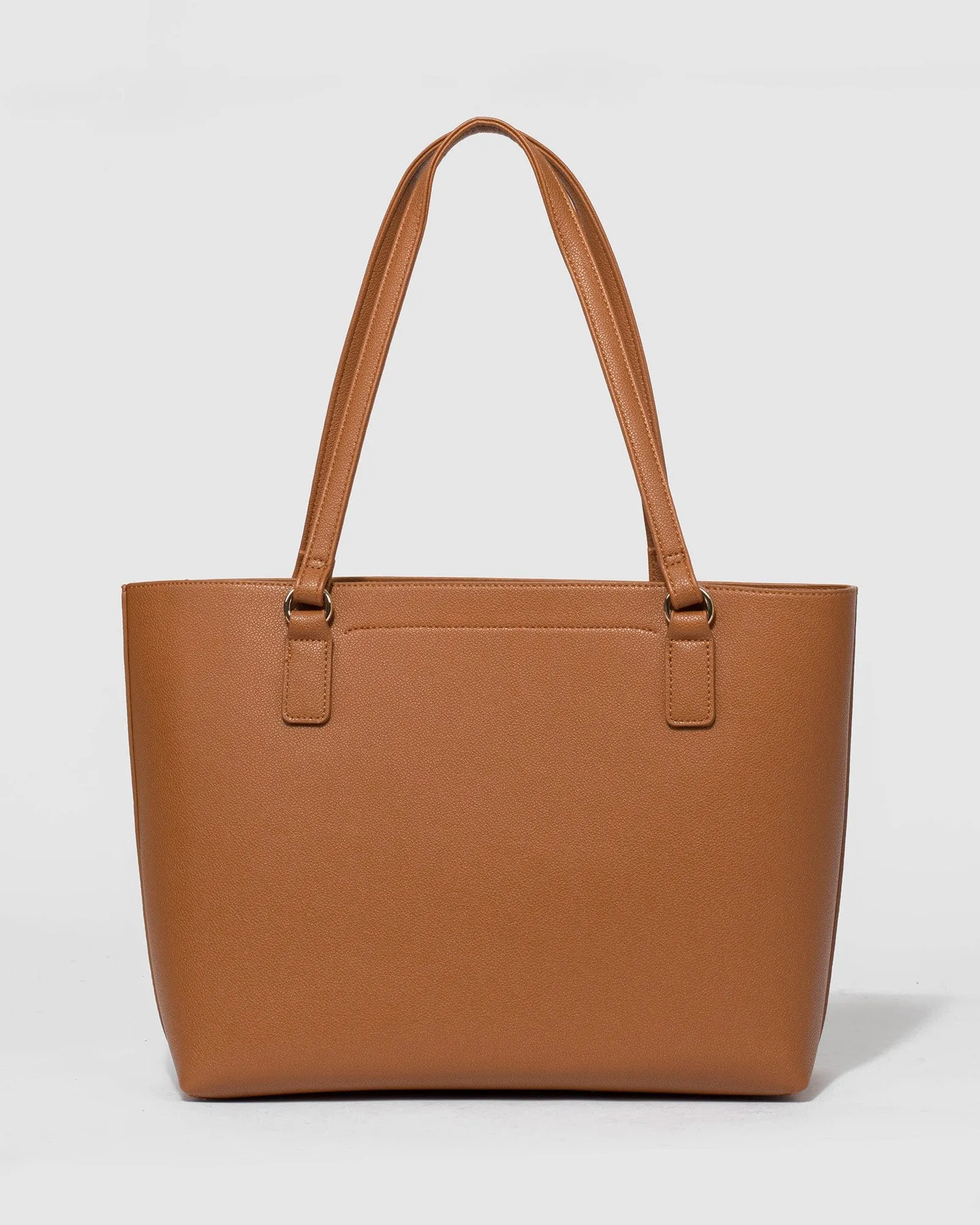 Tan Angelina Tote Bag