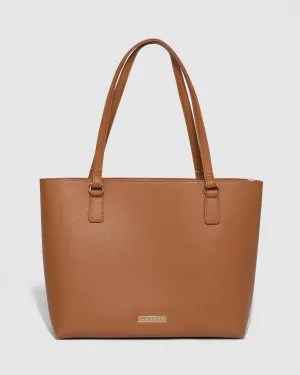 Tan Angelina Tote Bag