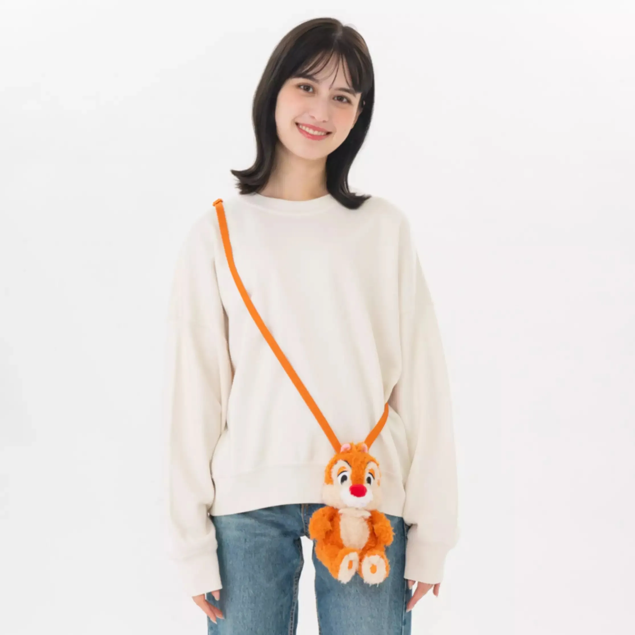 TDR - Dale "Fluffy Plushy" Plush Toy Shaped Shoulder Bag (Release Date: Nov 28, 2024)