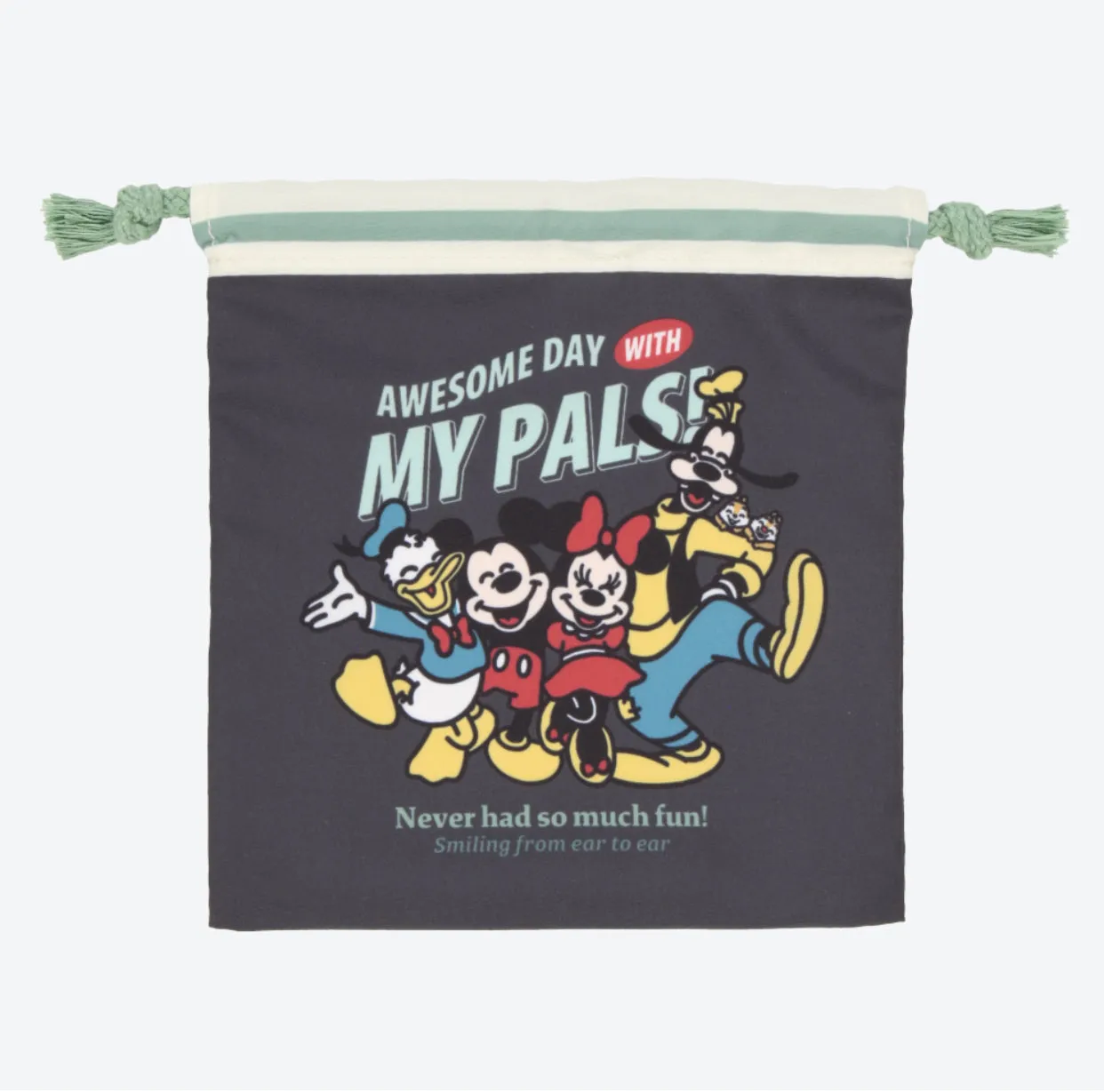 TDR - "Let's go to Tokyo Disney Resort" Collection x Mickey & Friends Drawstring Bags Set (Release Date: April 25)