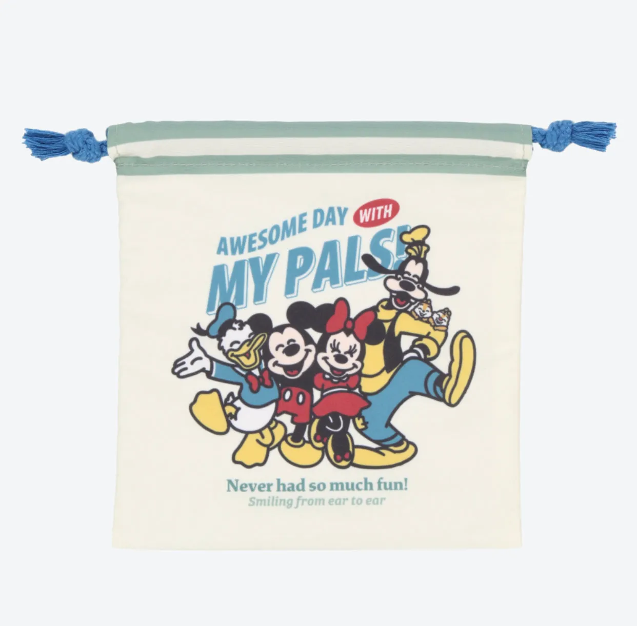 TDR - "Let's go to Tokyo Disney Resort" Collection x Mickey & Friends Drawstring Bags Set (Release Date: April 25)