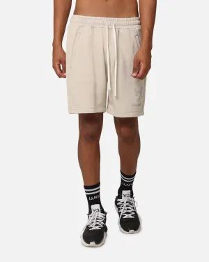 The Anti Order Hyphen Sweat Shorts Washed Stone