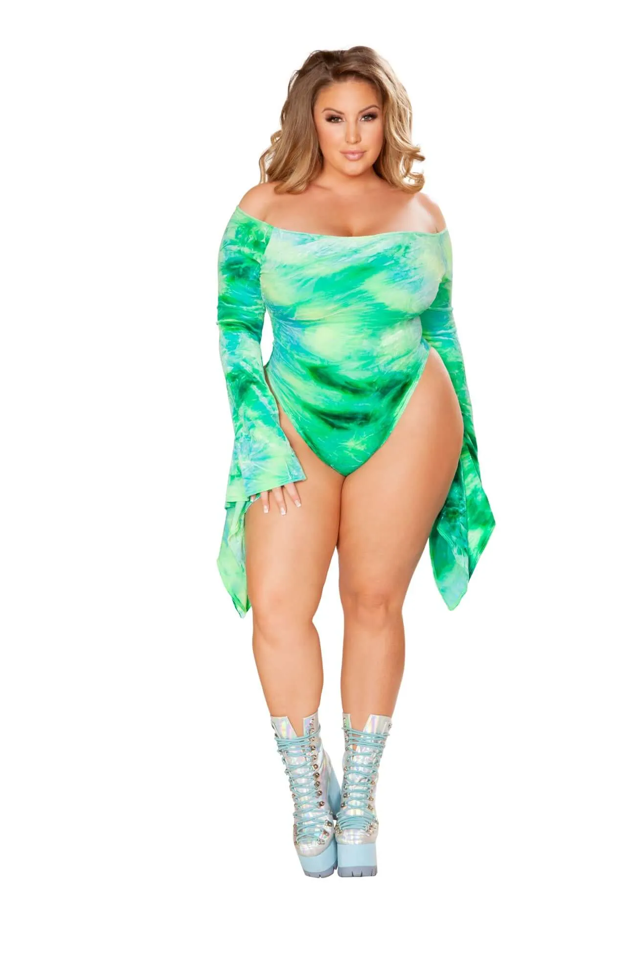 Tie Dye Velvet Gypsy Bodysuit
