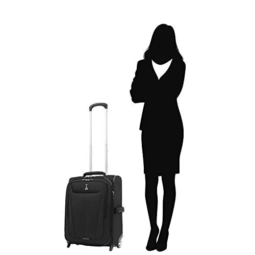 Travelpro Maxlite 5 | 3-PC Set | Int'l Carry-On & 26" Exp. Rollaboard with Travel Pillow (Black)