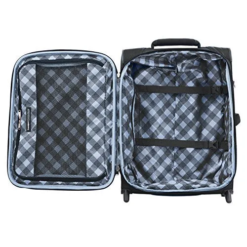 Travelpro Maxlite 5 | 3-PC Set | Int'l Carry-On & 26" Exp. Rollaboard with Travel Pillow (Black)