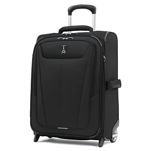 Travelpro Maxlite 5 | 3-PC Set | Int'l Carry-On & 26" Exp. Rollaboard with Travel Pillow (Black)