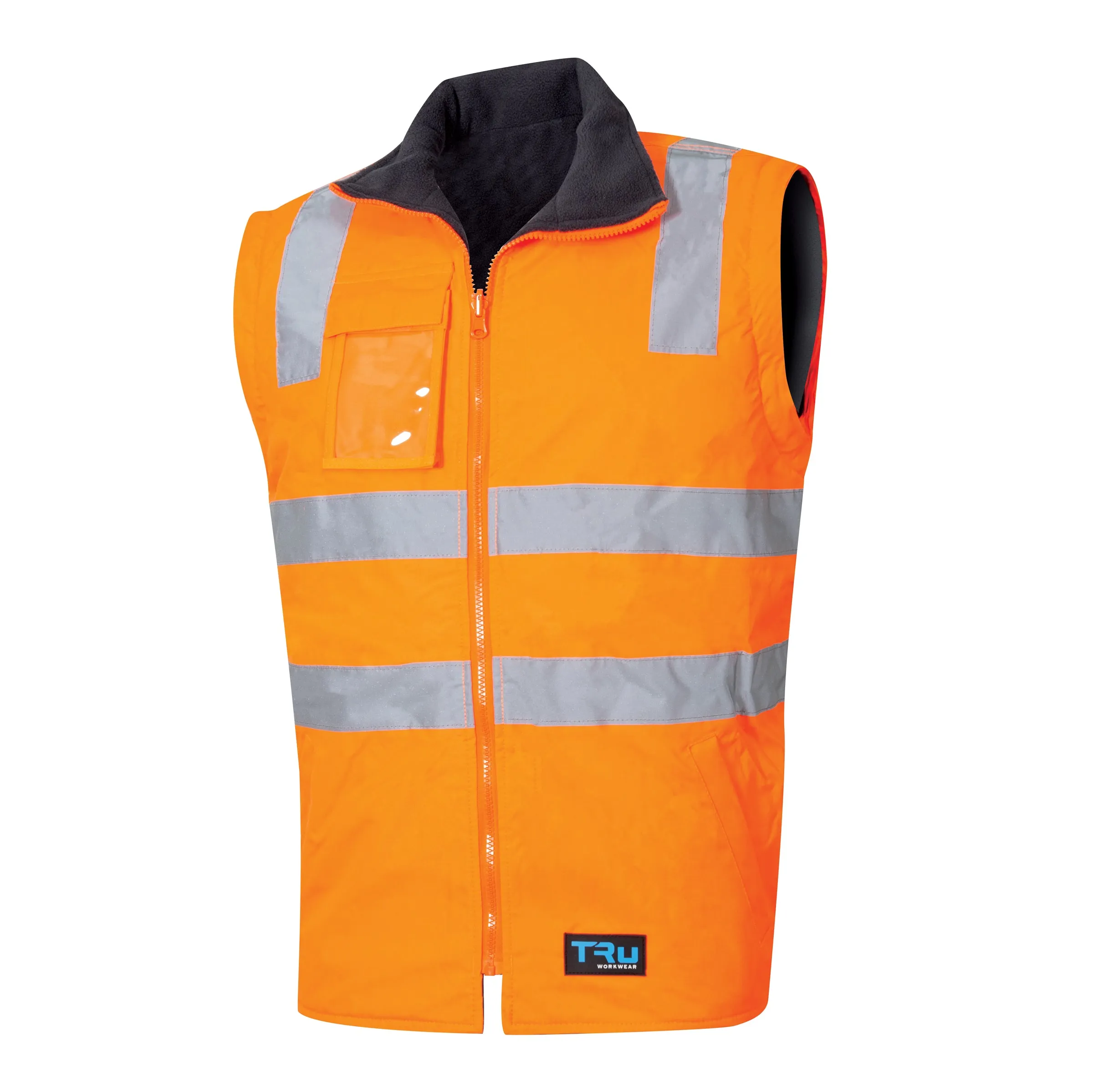 Tru Workwear Hi Vis 2 Tone 6 in 1 Jacket c/w Reflective Tape TJ2920T6