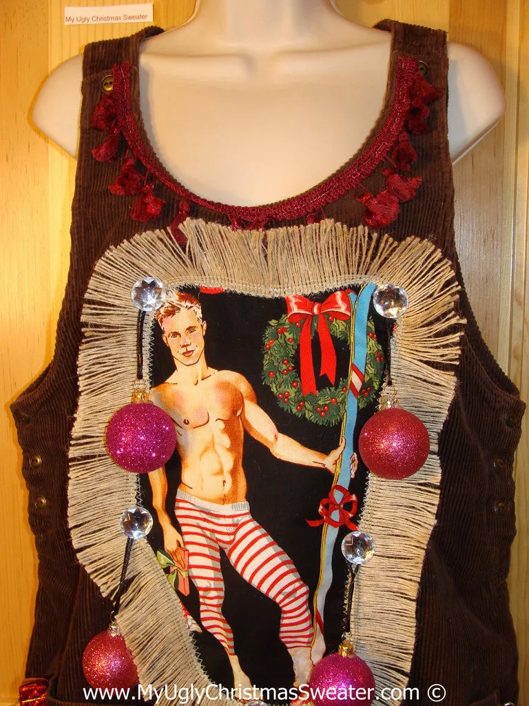 Ugly Christmas Sweater Party Tacky Dress (d90)