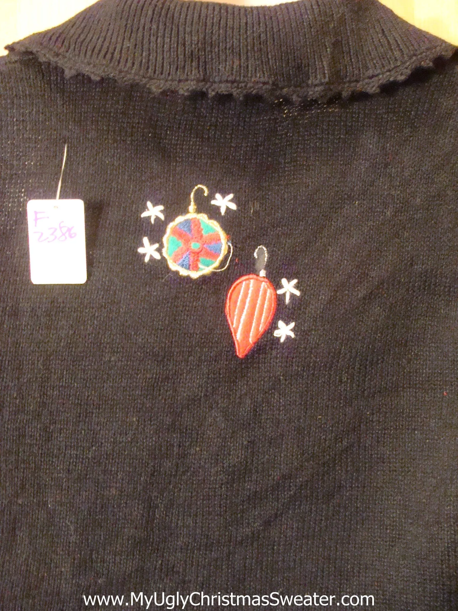 Ugly Christmas Sweater Vest with Crafty Decorations