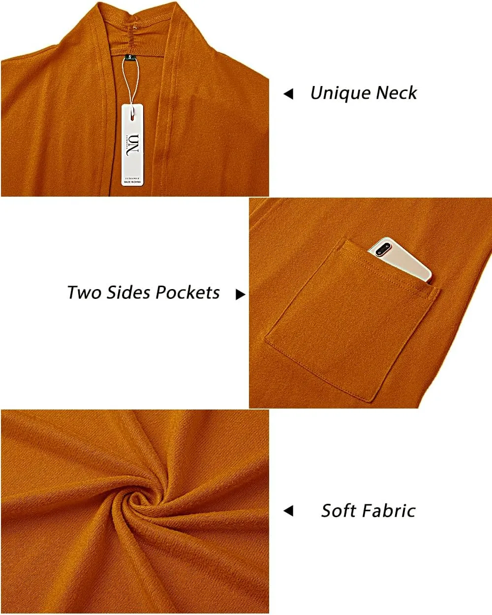 ULTRANICE Cardigan Sweaters Womens Fashion 2025 Spring Lightweight Long Sleeve Casual Tops Clothes Outfits with Pockets