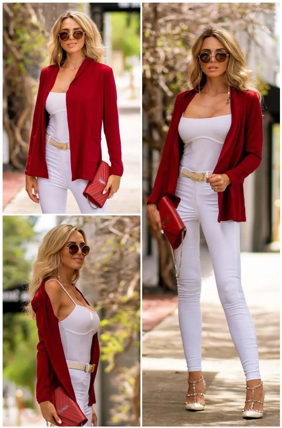 ULTRANICE Cardigan Sweaters Womens Fashion 2025 Spring Lightweight Long Sleeve Casual Tops Clothes Outfits with Pockets