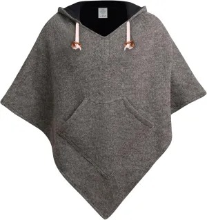 virblatt - Poncho Men & Women | Wool & Fleece | Unisex Hooded Winter Poncho
