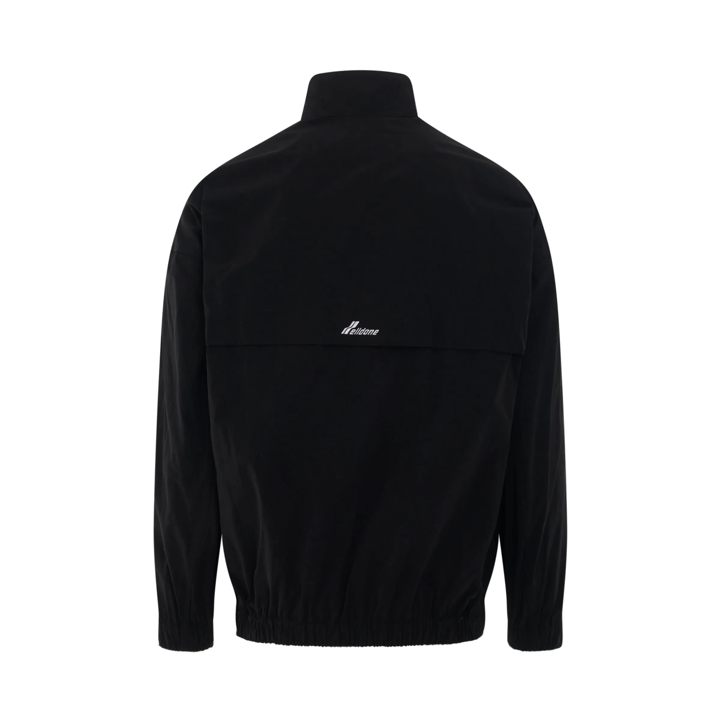 Washed Light Windbreaker in Black
