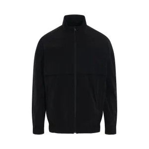 Washed Light Windbreaker in Black