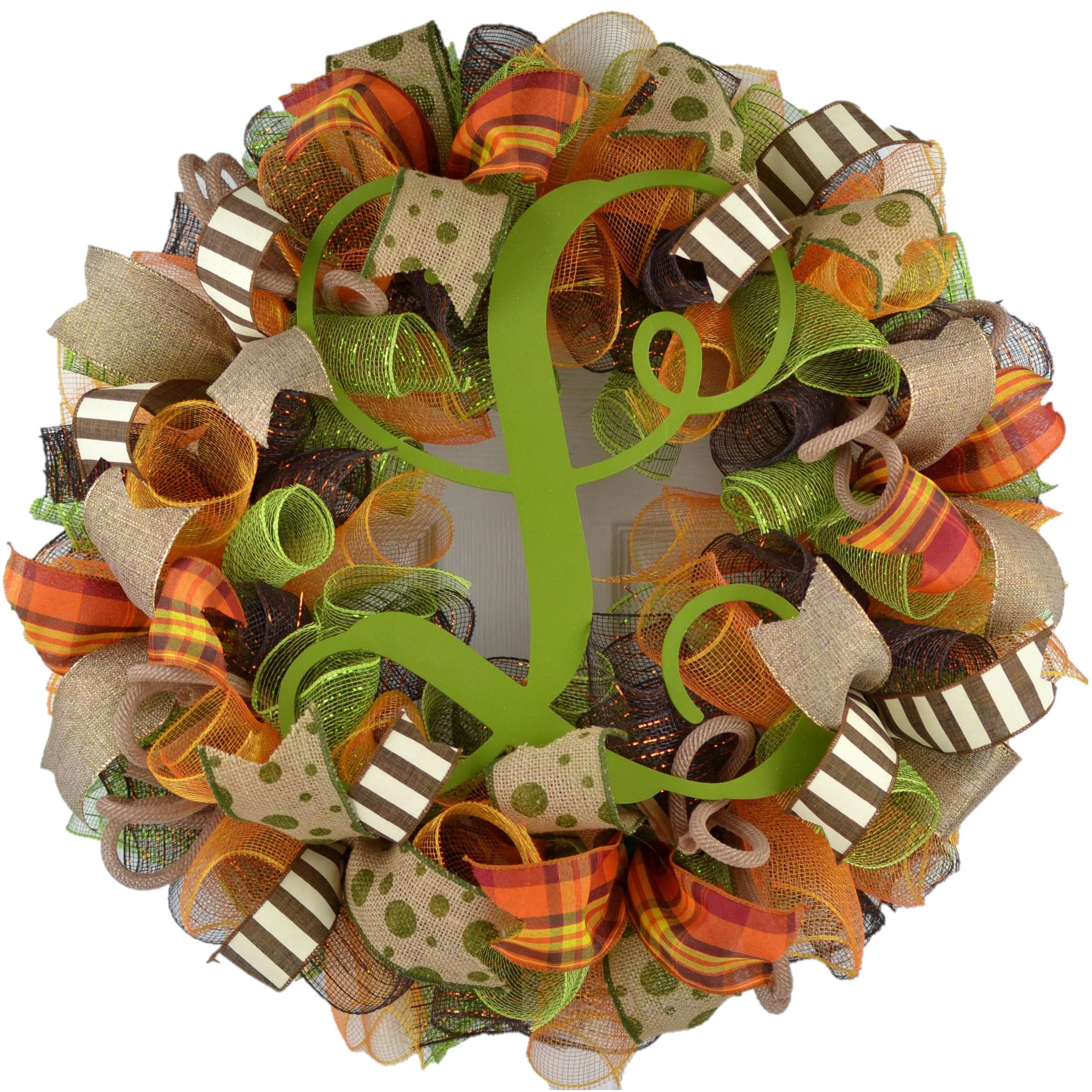 Welcome Fall | Fall Welcome Wreath | Thanksgiving Deco Mesh Wreath