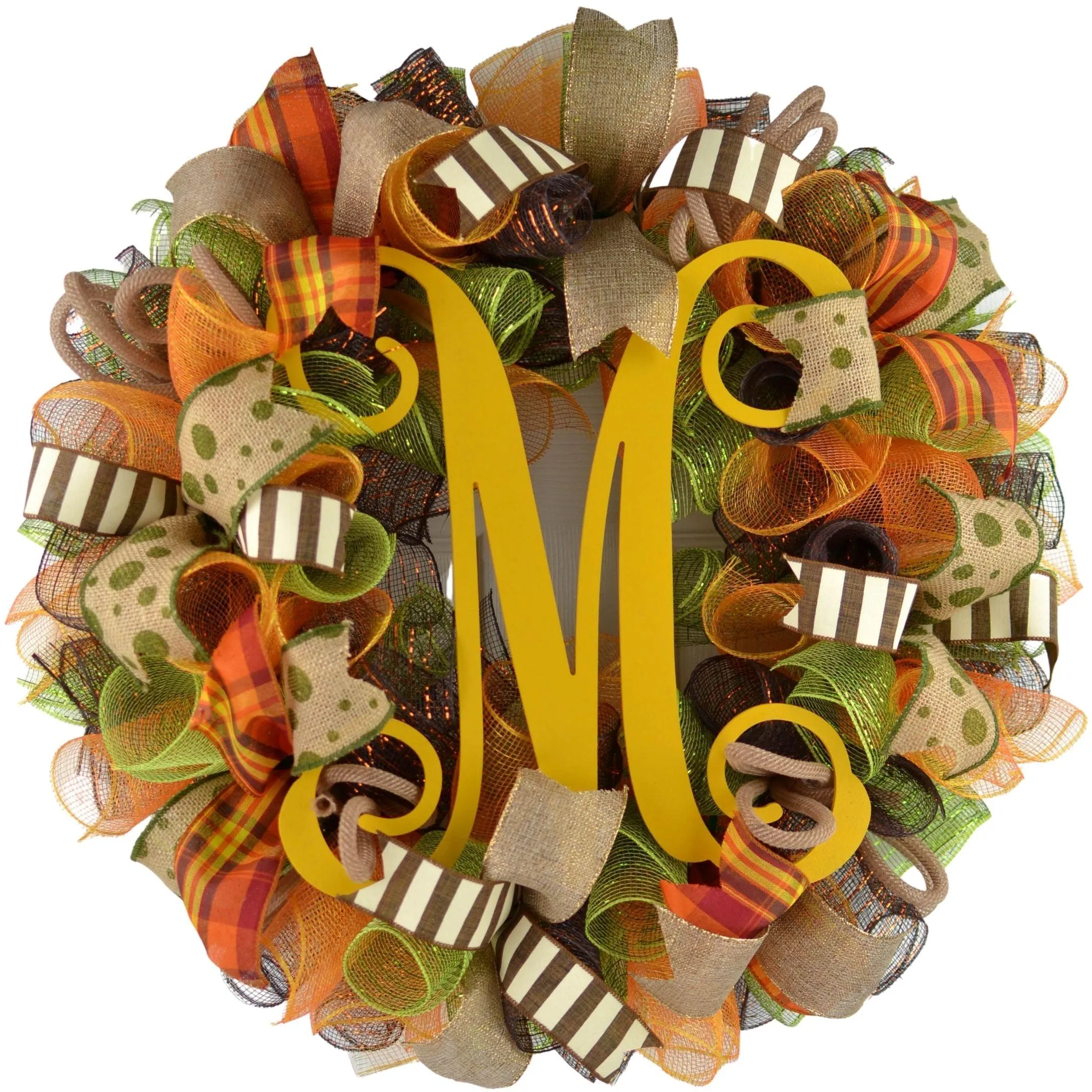 Welcome Fall | Fall Welcome Wreath | Thanksgiving Deco Mesh Wreath