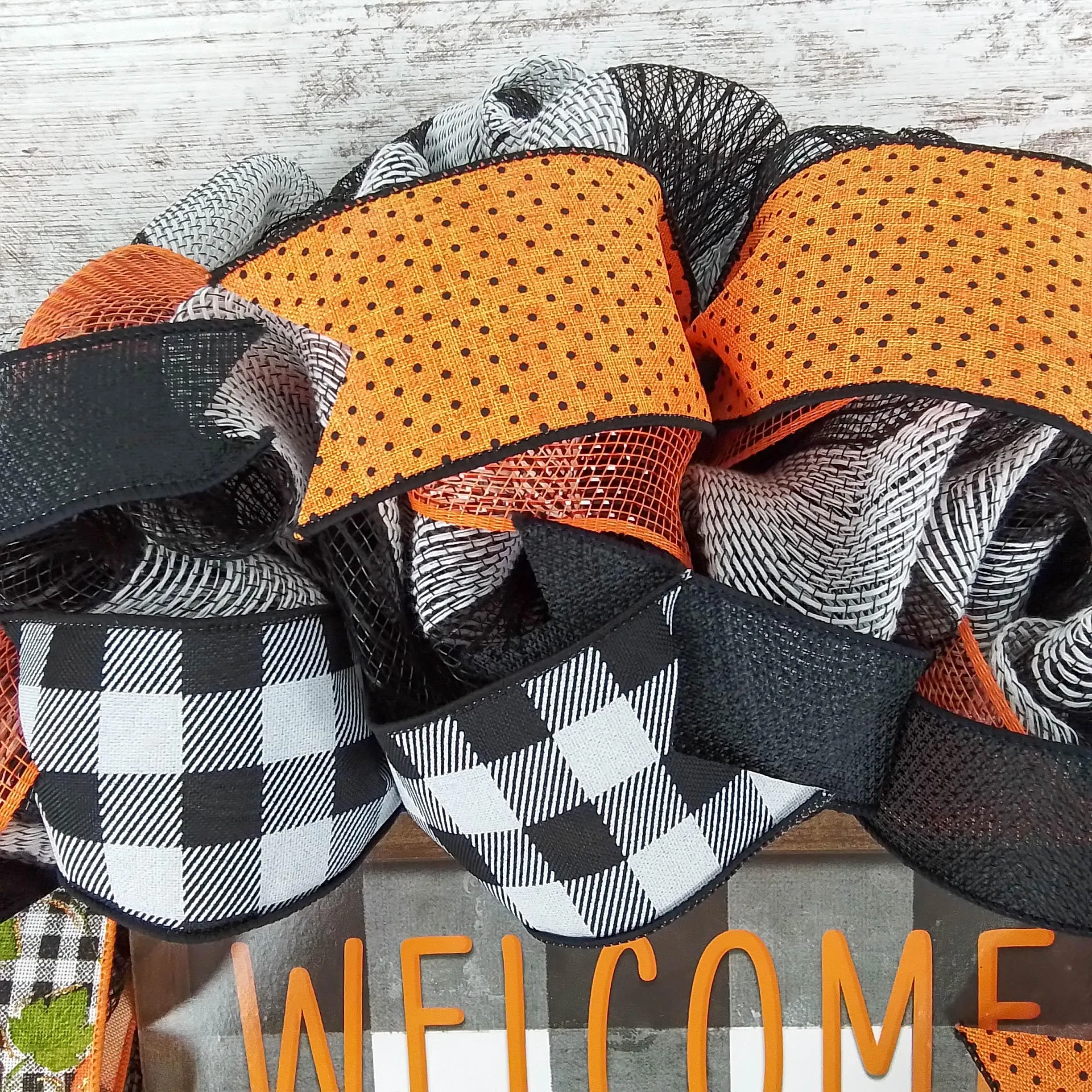 Welcome to the Patch Pumpkin Door Wreaths - Fall Thanksgiving