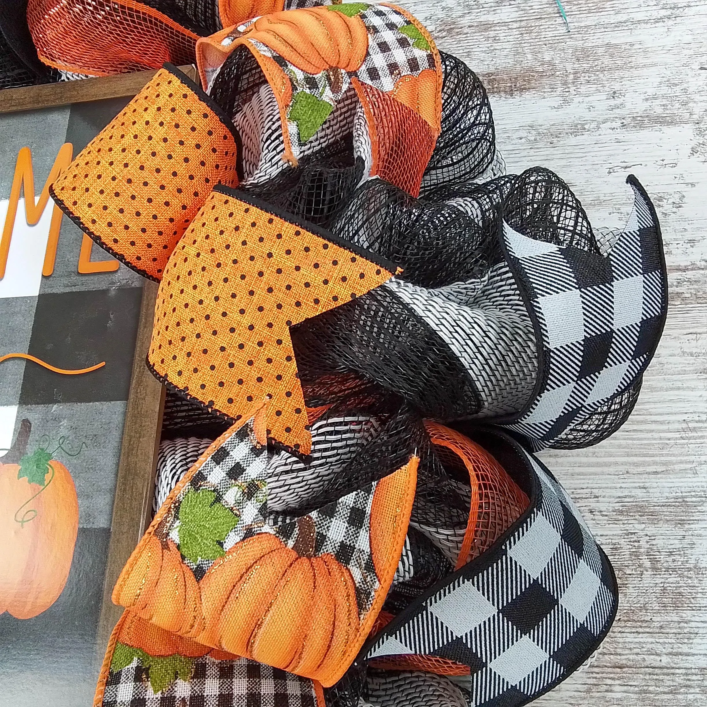 Welcome to the Patch Pumpkin Door Wreaths - Fall Thanksgiving