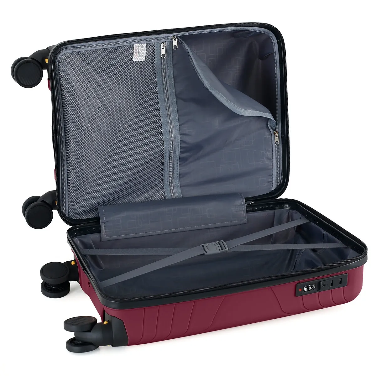 Wheeled Cabin Suitcase 28 Litre - Burgundy - PRE ORDER