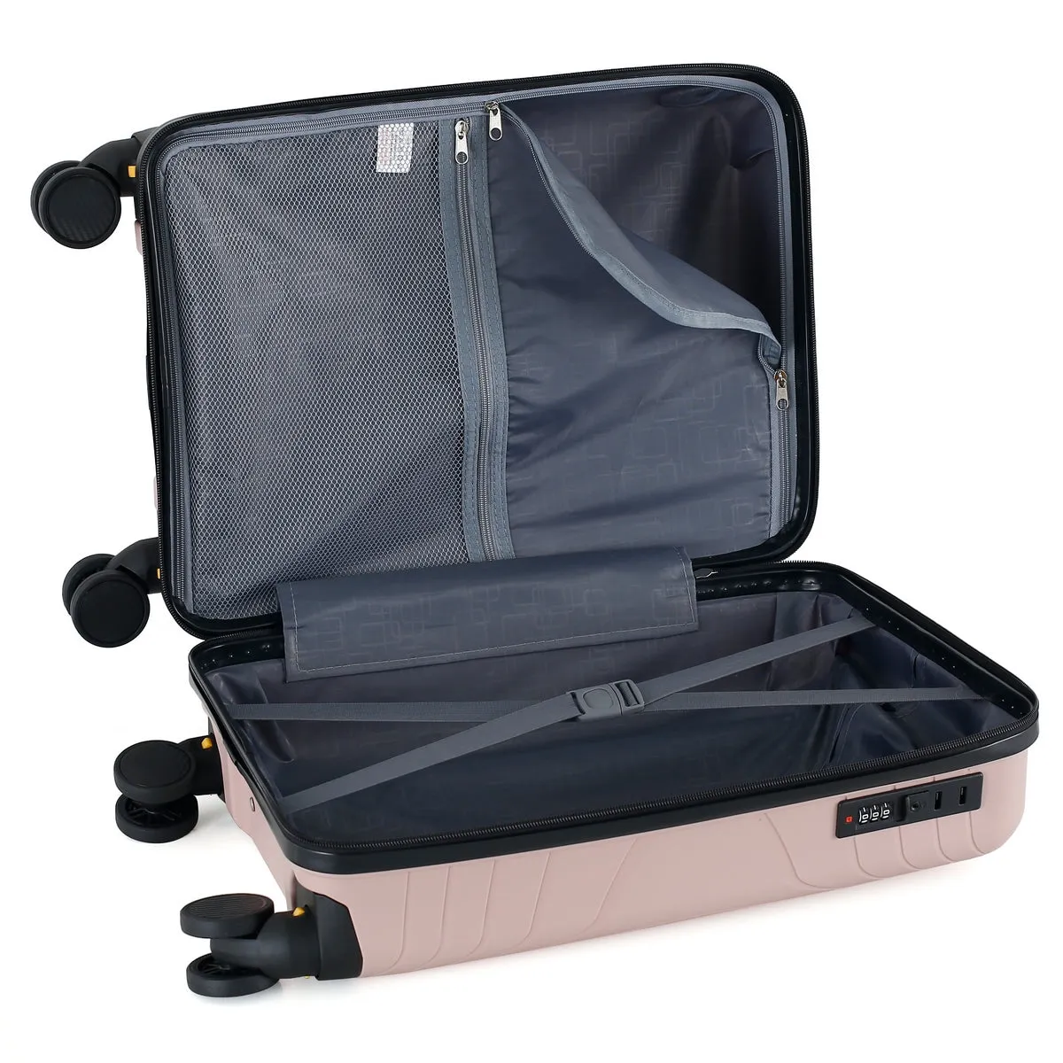 Wheeled Cabin Suitcase 28 Litre - Pink Champagne