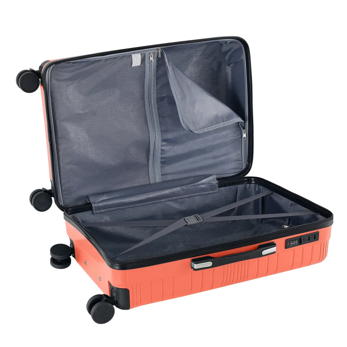 Wheeled Suitcase Medium 60 Litre - Orange