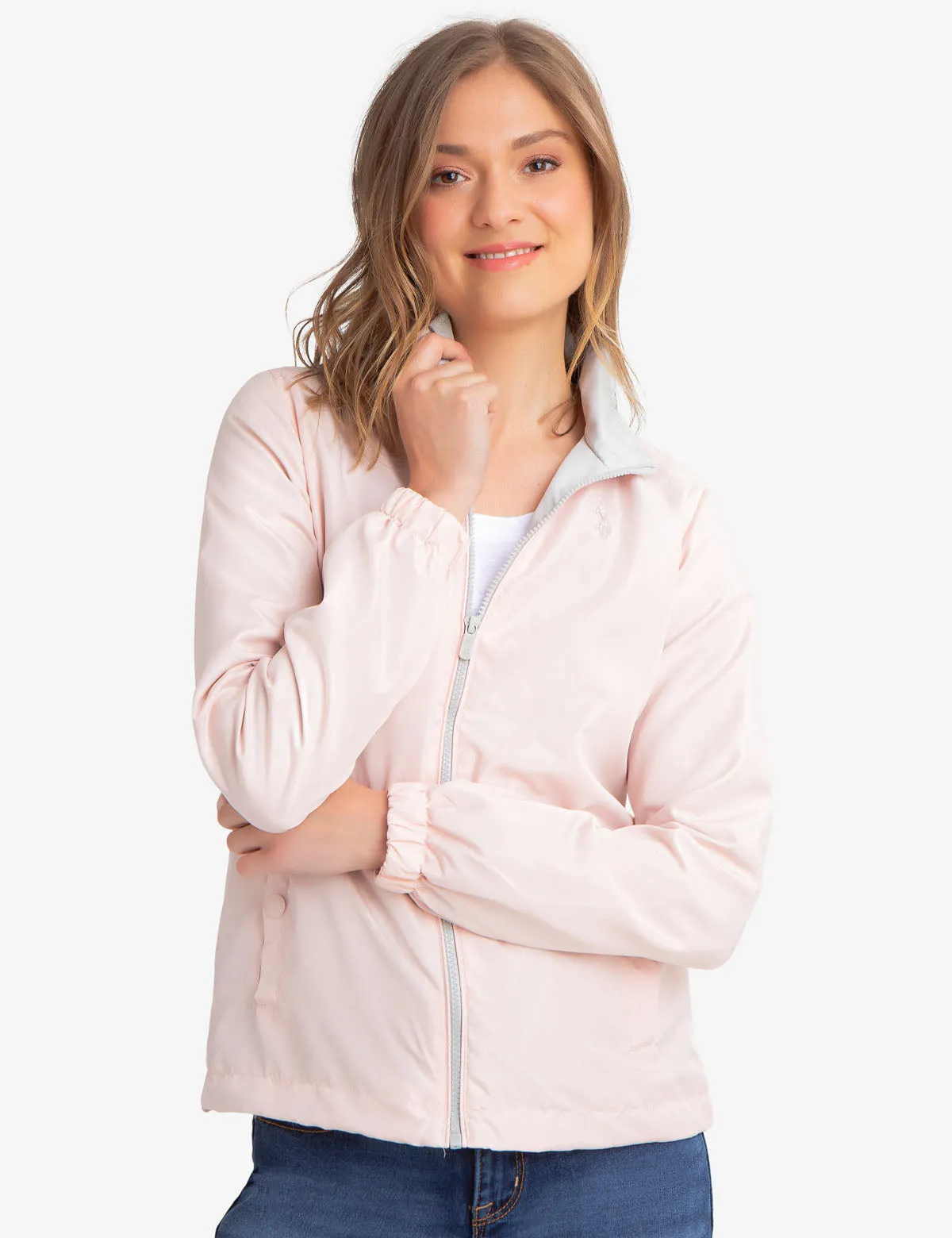 WINDBREAKER WITH STAND COLLAR