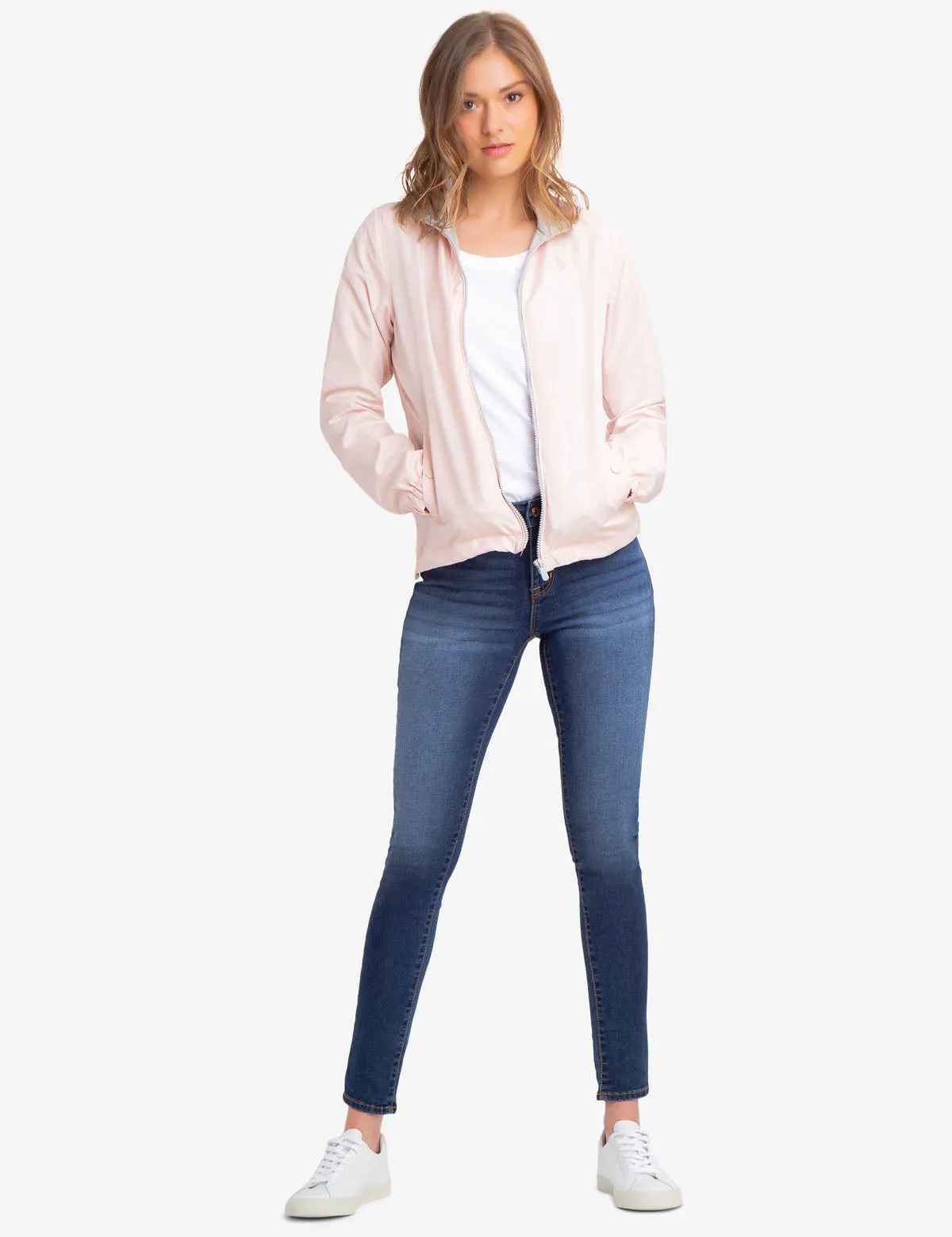 WINDBREAKER WITH STAND COLLAR