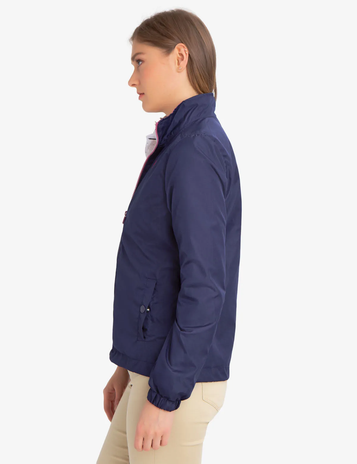 WINDBREAKER WITH STAND COLLAR
