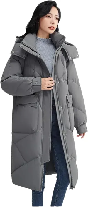 Woman Winter Parkas Casual Women's Hoodies Thick Oversize Long Padded Coat Down Cotton Coats