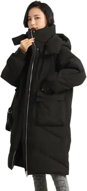 Woman Winter Parkas Casual Women's Hoodies Thick Oversize Long Padded Coat Down Cotton Coats
