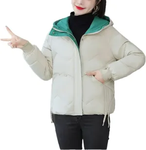 Women's Cotton Coat Thickened Padded Jacket Winter Warm Comfort Women's Puffer Parkas