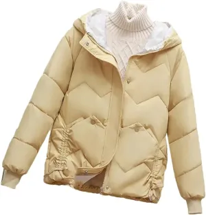 Women's Cotton Coat Thickened Padded Jacket Winter Warm Comfort Women's Puffer Parkas
