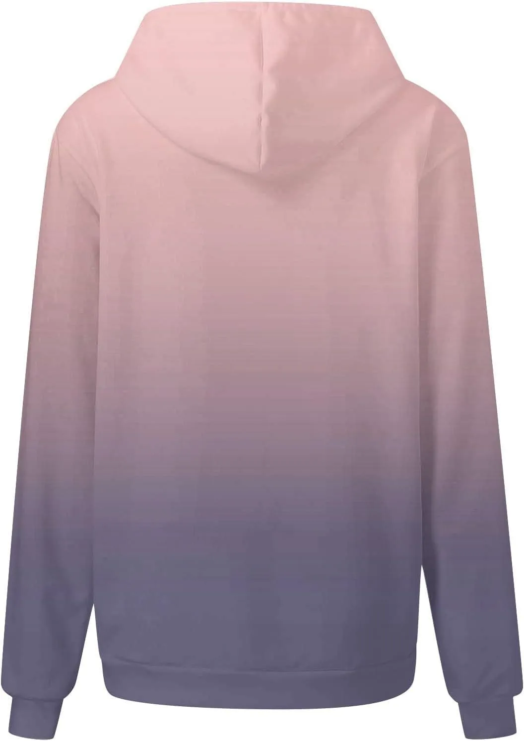 Womens Fall Fashion 2024 Trendy Oversized Hoodie Sweatshirts Gradient Color Casual Drawstring Hoodies Pullover