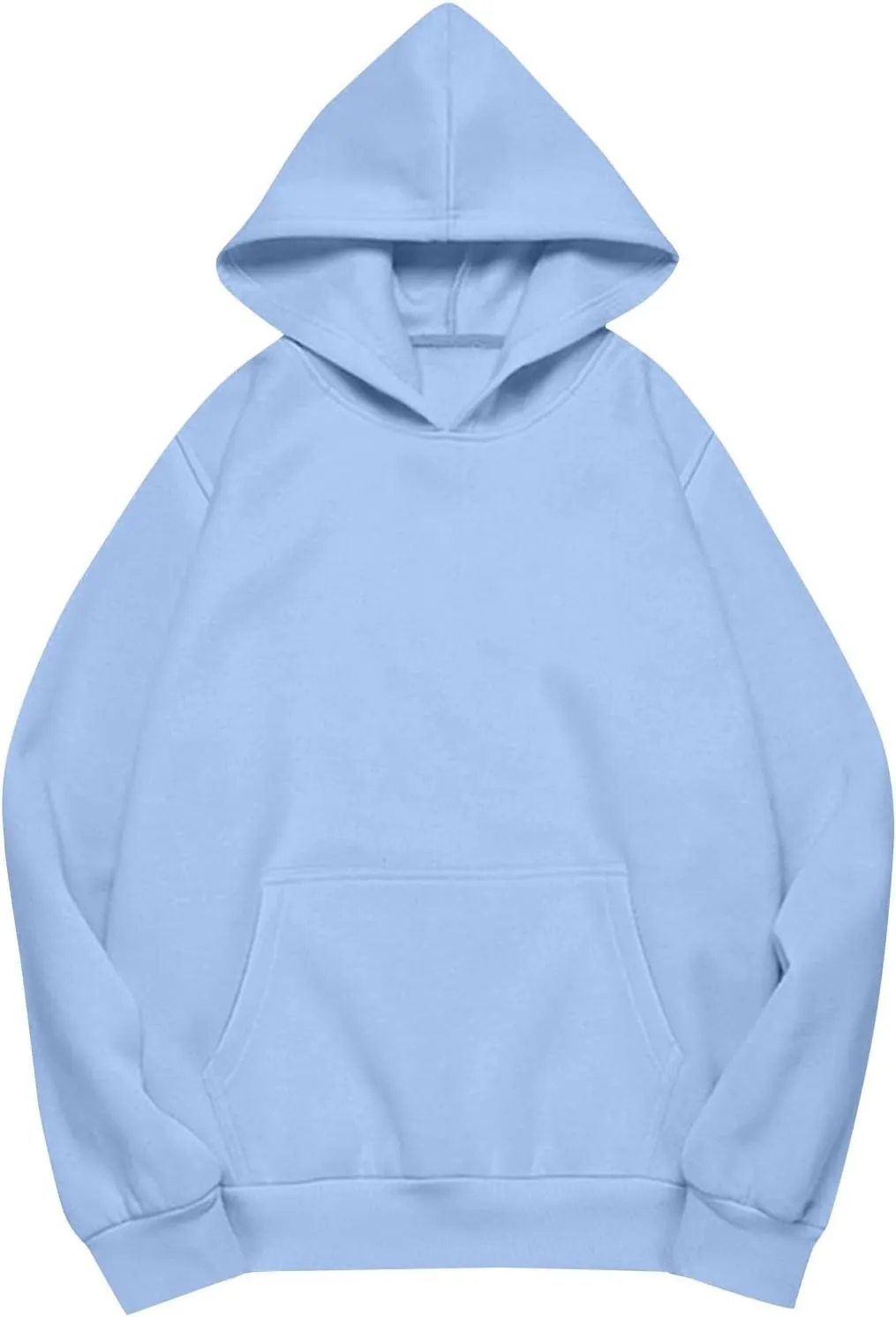 Womens Hoodies Pullover Fleece Lined Oversized Hooded Sweatshirts Teen Girls Sweaters Y2k Hoodie with Pockets