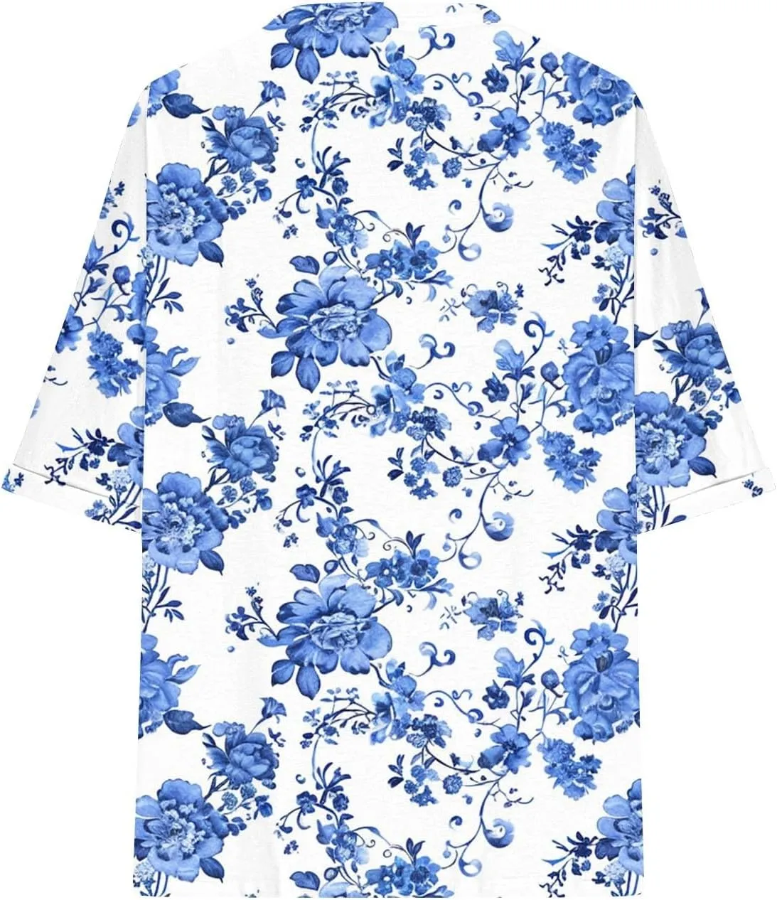 Womens Summer Tops Striped Floral Boho Crewneck Short Sleeve Blouses Trendy Loose Casual Oversized Tshirts for Women