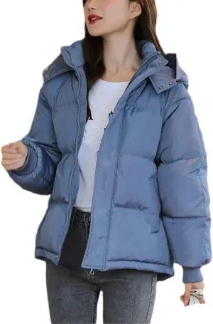 Women's Winter Coat, Casual Thicken Warm Parkas, Loose Hooded Overcoat, Cotton Padded Jackets Outwear