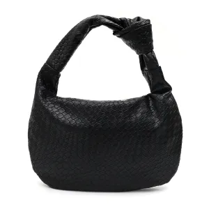 Woven Vegan Leather Bag