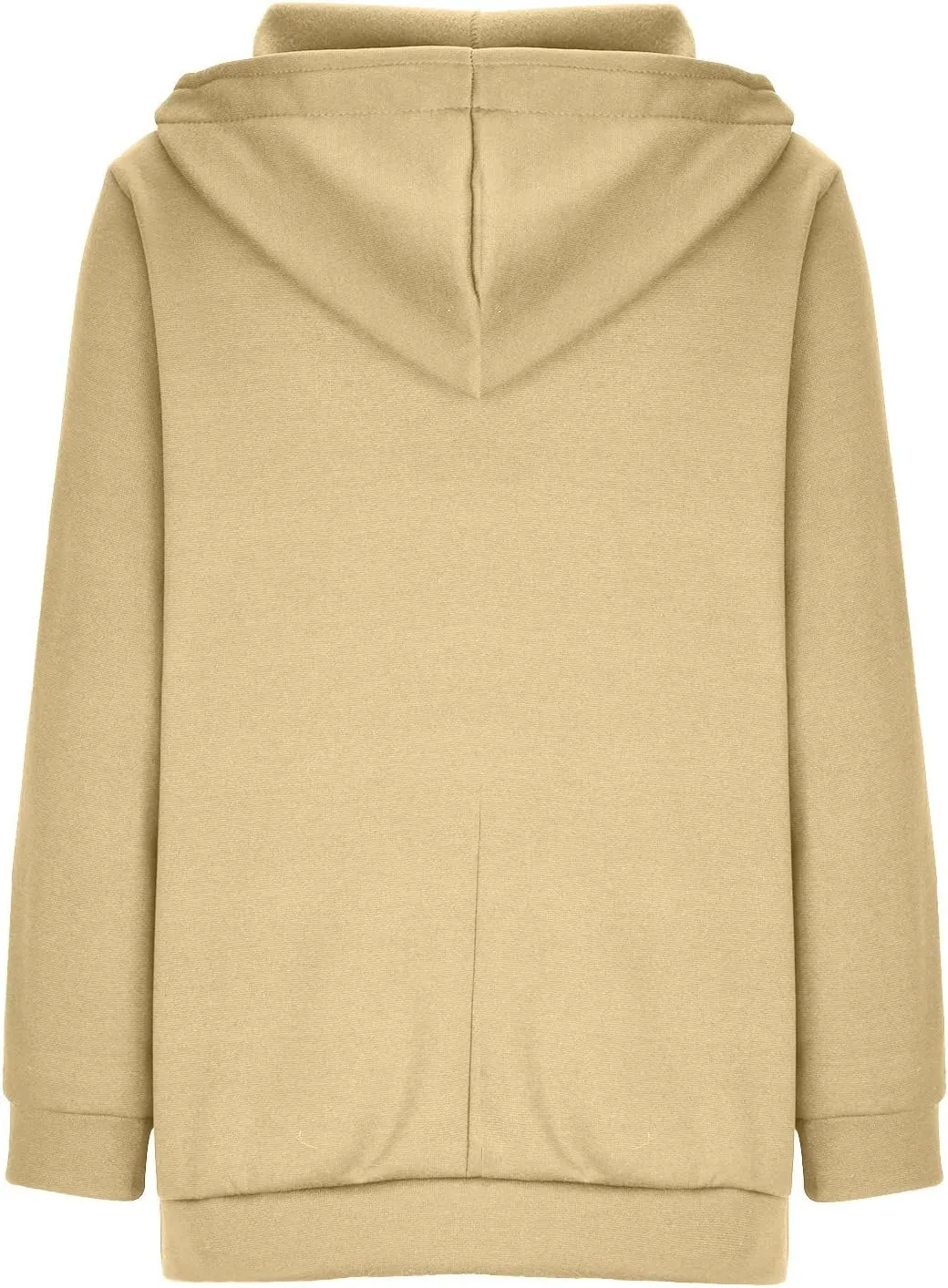 XUNRYAN Womens Hoodies Long Teen Girl Fall Fashion 2023 Jacket Oversized Sweatshirts Casual Clothes Zip Up Hoodie Pockets