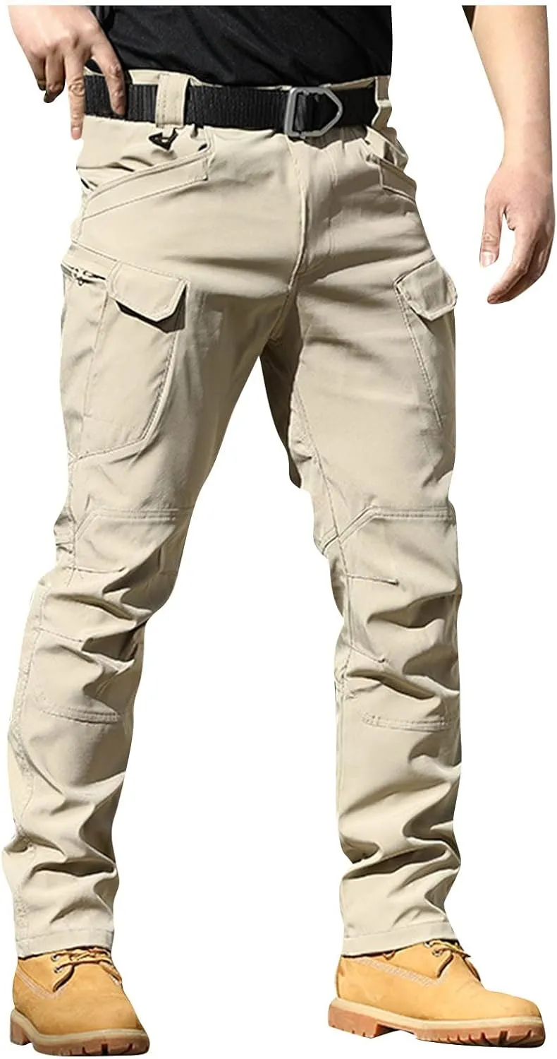 Ymosrh Mens Casual Pants City Special Service Pants Military Fan Ix7 Multi Pocket Overalls Casual Pants
