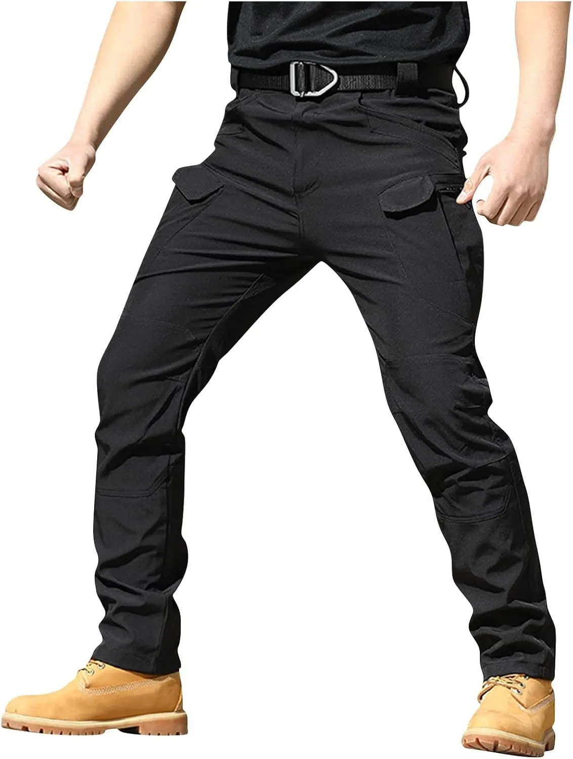 Ymosrh Mens Casual Pants City Special Service Pants Military Fan Ix7 Multi Pocket Overalls Casual Pants