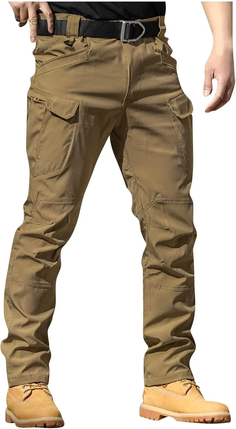 Ymosrh Mens Casual Pants City Special Service Pants Military Fan Ix7 Multi Pocket Overalls Casual Pants