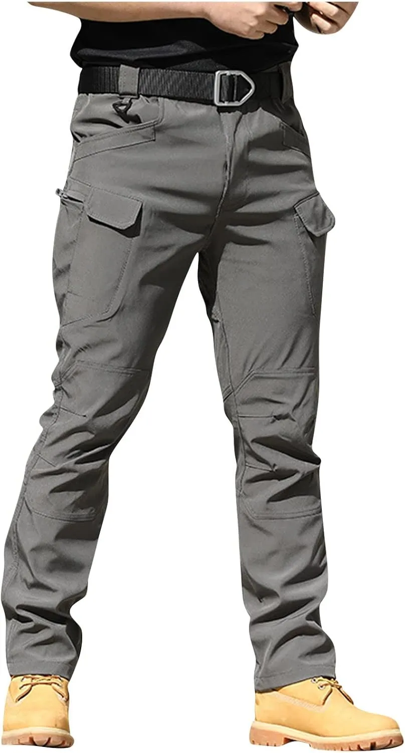 Ymosrh Mens Casual Pants City Special Service Pants Military Fan Ix7 Multi Pocket Overalls Casual Pants
