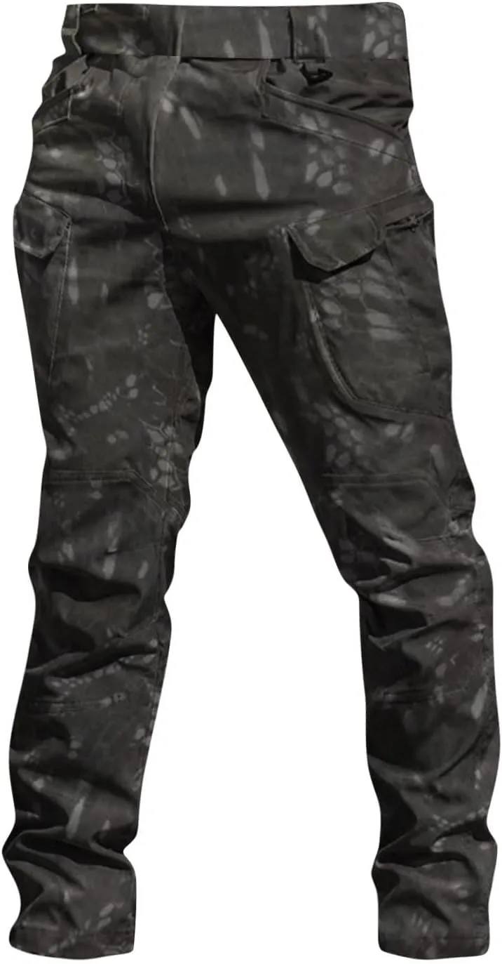 Ymosrh Mens Casual Pants City Special Service Pants Military Fan Ix7 Multi Pocket Overalls Casual Pants