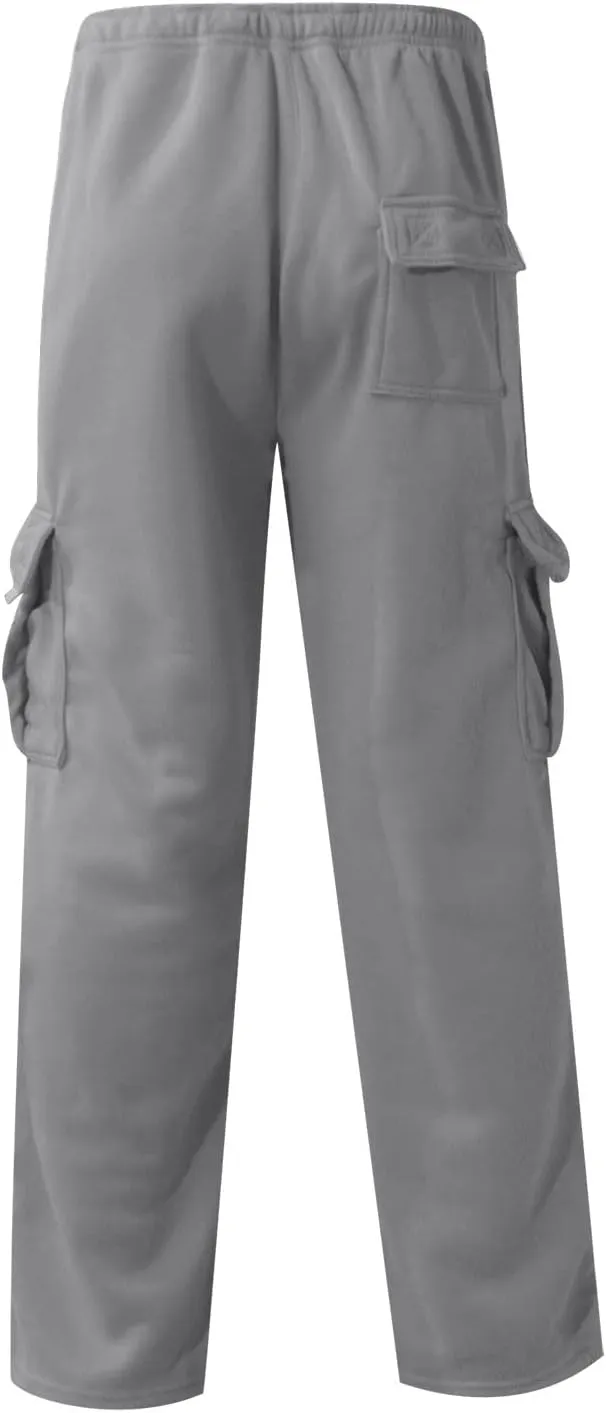 Ymosrh Mens Pants Relaxed Fit Overalls Drawstring Multi Pocket Casual Pants Hiking Cotton Twill Combat Pants Stretch