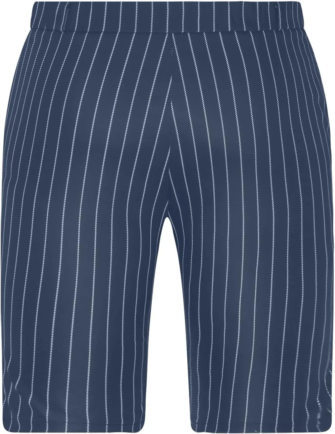 Zeiyignr Men's Striped Casual Dress Work Shorts with Pockets Light Weight Stretch Slim Fit Quick Dry Golf Shorts for Men